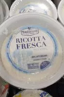 Mängden socker i Ricotta fresca