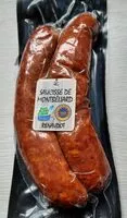 Mängden socker i Saucisse de Montbeliard