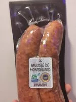Mängden socker i Saucisse de Montbéliard