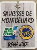 Mängden socker i Saucisse de Montbeliard