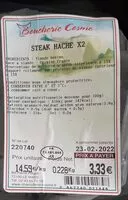 Mängden socker i Steak haché