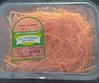 Mängden socker i Carotte râpée