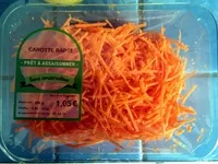 Mängden socker i carottes rapées