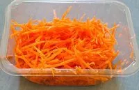 Mängden socker i Carottes râpées