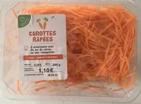Mängden socker i Carottes râpées