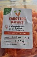 Mängden socker i Carottes râpées