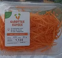 Mängden socker i Carotte râpées