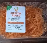 Mängden socker i Carottes râpées