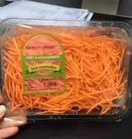 Mängden socker i Carottes rapees sans conservateur