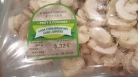 Mängden socker i champignons émincés