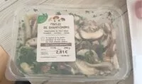 Mängden socker i Poêlée de champignons