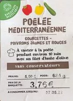 Mängden socker i Poêlée méditerranéenne