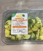 Mängden socker i Pomme de terre rissoler