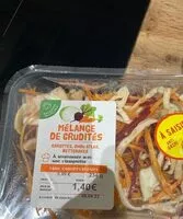 Mängden socker i Melange crudités