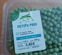 Mängden socker i Petits pois