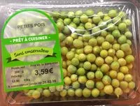 Mängden socker i Petit pois