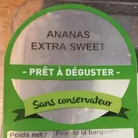 Mängden socker i Ananas frais