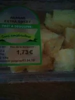 Mängden socker i Ananas en Morceaux