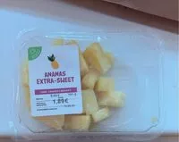 Mängden socker i Ananas extra sweet