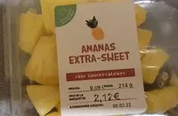 Mängden socker i Ananas