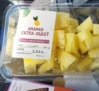 Mängden socker i Ananas extra-sweet