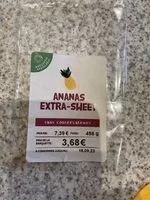 Mängden socker i Ananas extra-sweet