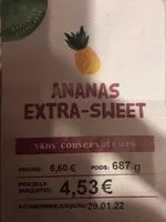 Mängden socker i Ananas
