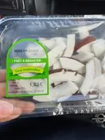 Mängden socker i Noix de coco