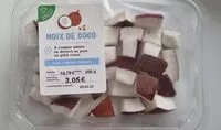 Mängden socker i Noix de coco