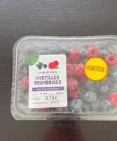 Mängden socker i Myrtilles Framboises