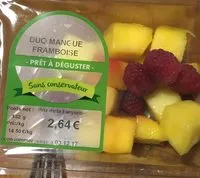 Mängden socker i Duo mangue framboise