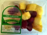 Mängden socker i Duo Mangue Framboise