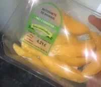 Mängden socker i Batonnets de mangue