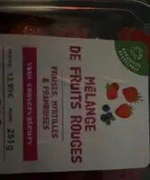 Mängden socker i Mélange fruits rouges