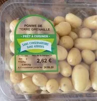 Mängden socker i Pomme de terre de grenaille