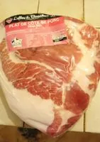 Mängden socker i Plat de côte de porc avec os demi-sel