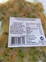 Mängden socker i Queues  de crevettes