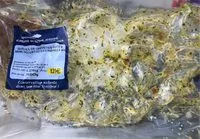 Mängden socker i Queues de crevettes cuites semi décortiquées marinées ail