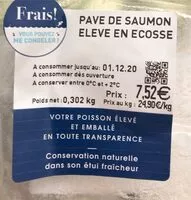 Mängden socker i Pave de saumon eleve en Ecosse