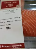 Mängden socker i Coeur de filet de saumon