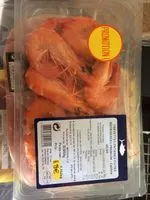 Mängden socker i Crevettes entieres cuites