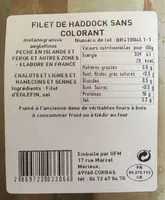 Mängden socker i Filet de haddock