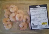 Mängden socker i Crevette décortiquées cuites