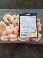 Mängden socker i Queues de crevettes décortiquées cuites réfrigérées