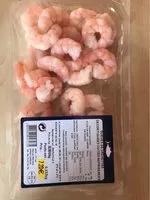 Mängden socker i Queues de crevette decorticees