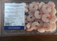 Mängden socker i Queue crevettes décortiquées cuite réfrigérée