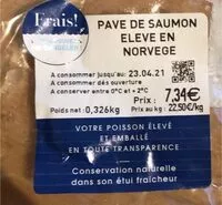 Mängden socker i Pave de saumon eleve en norvege