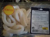 Mängden socker i Anneaux d'encornets geant saumures décongelés