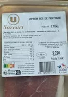 Mängden socker i Jambon sec de montagne