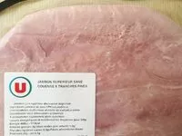 Mängden socker i Jambon supérieur sans couenne 6 tranches fines